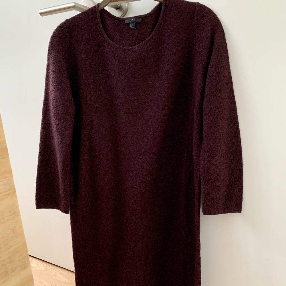 COS boiled wool dress, size 2